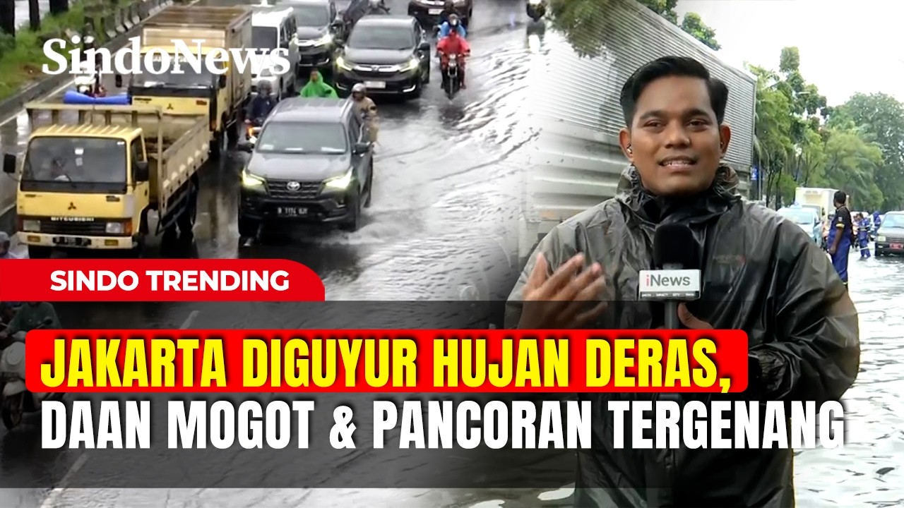 Jakarta Diguyur Hujan Deras, Daan Mogot & Pancoran Tergenang | Sindo Trending | 20/02