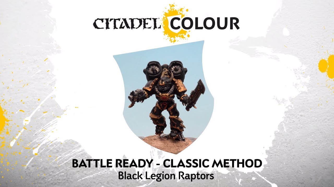 How to Paint: Black Legion Raptors &ndash; Classic Method