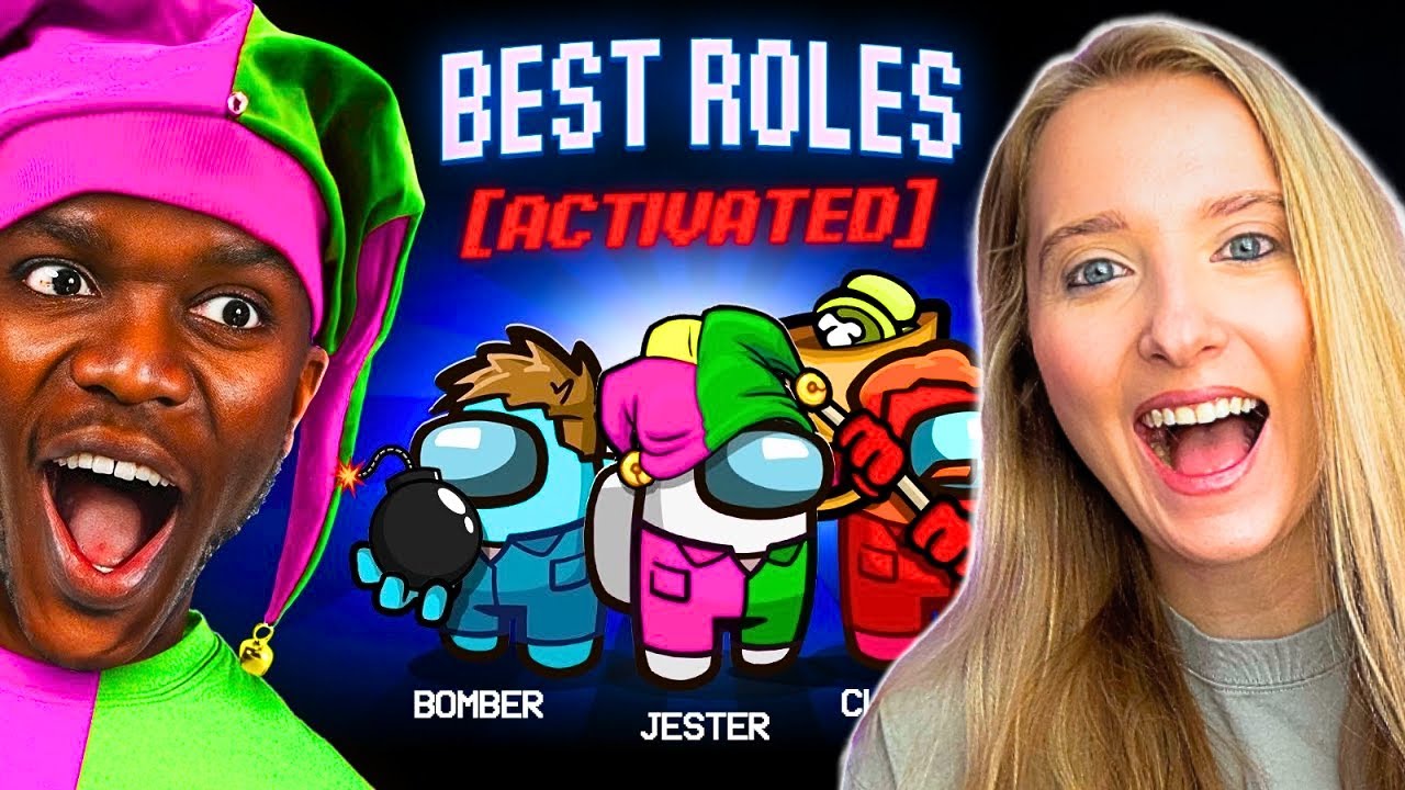 Reaction to SIDEMEN AMONG US BUT ITS ONLY THE BEST ROLES