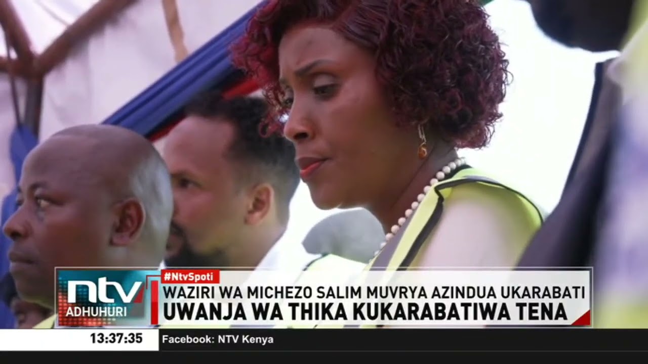 Waziri Salim Mvurya azindua ukarabati wa uwanja wa Thika