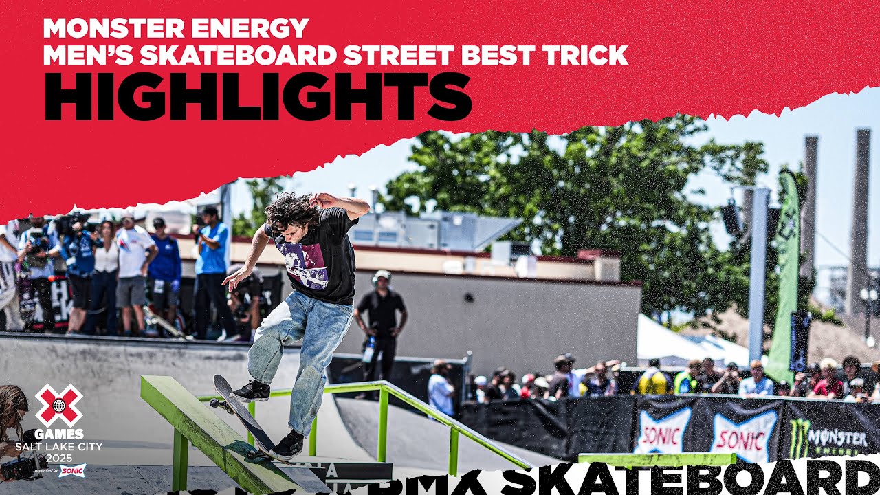 BEST OF Monster Energy Men’s Skateboard Street Best Trick | X Games Salt Lake City 2025