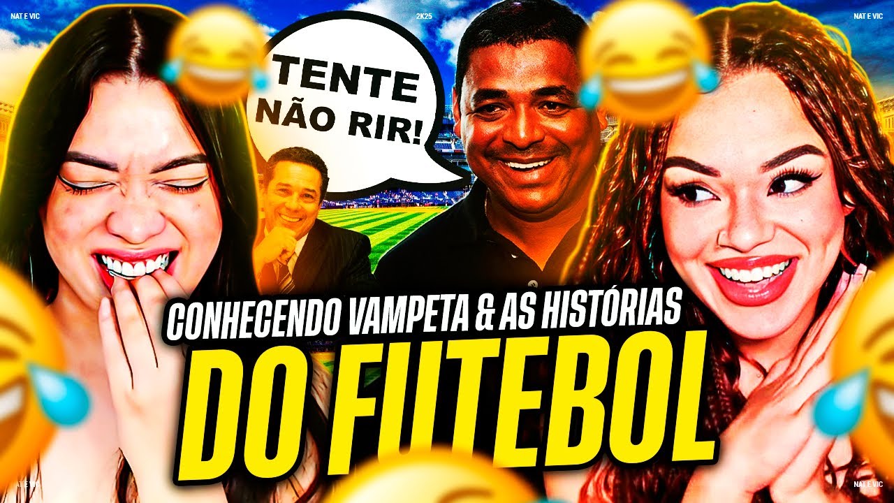 CONHECENDO VAMPETA contando as MELHORES HIST&Oacute;RIAS do FUTEBOL! | [REACT]