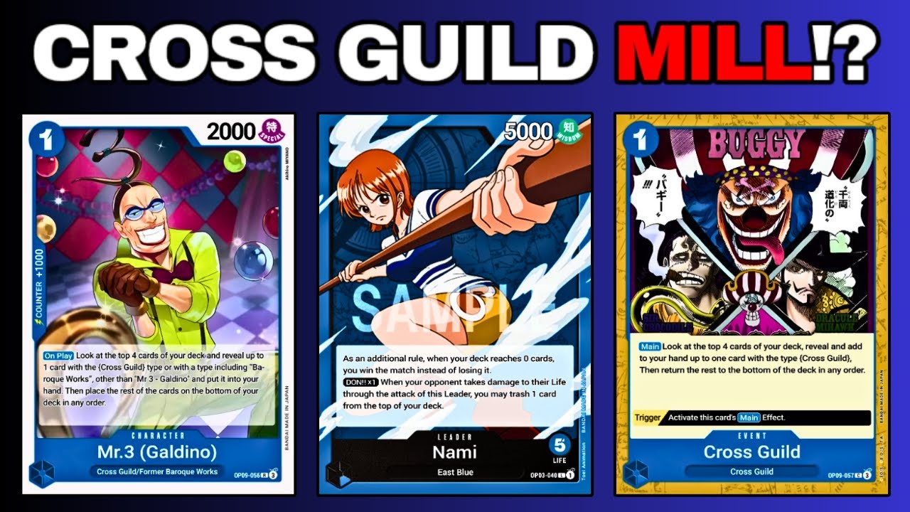 *NEW* Cross Guild Nami!? - 4 Searchers Is INSANE!? | Blue Nami Mill | OPTCG Sim