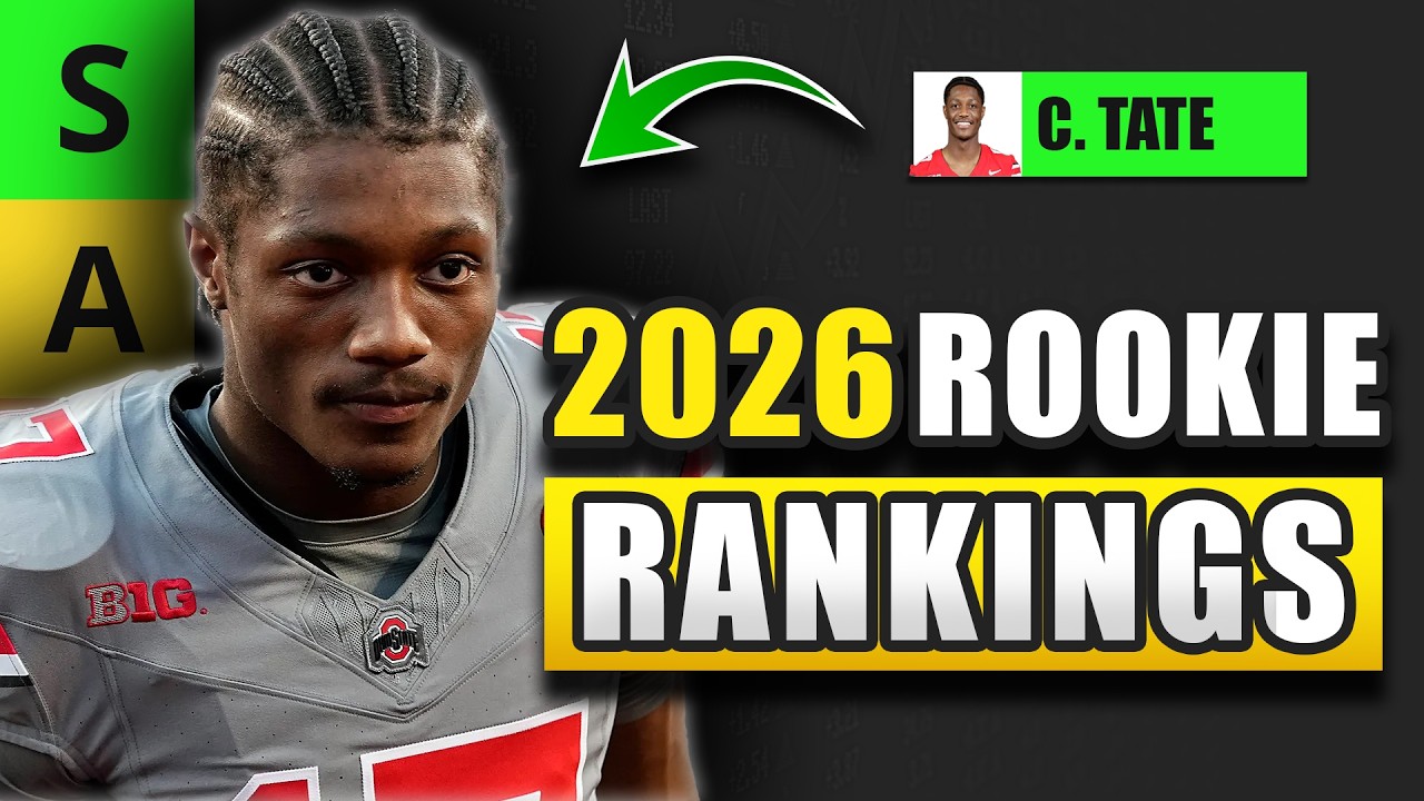 Top 12 Dynasty Superflex Rookie Rankings (Tier List!)