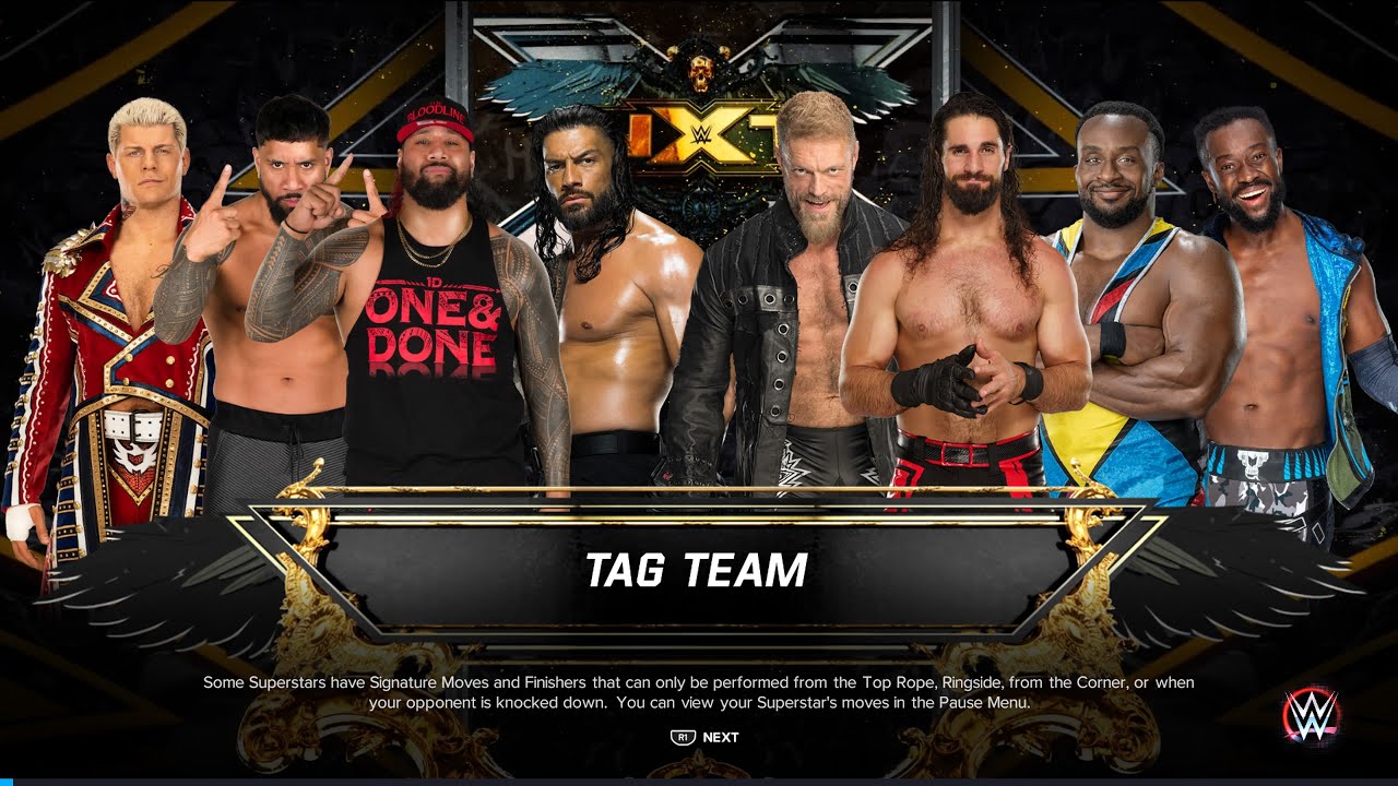 WWE 2K23# TAG TEAM FULL MATCH