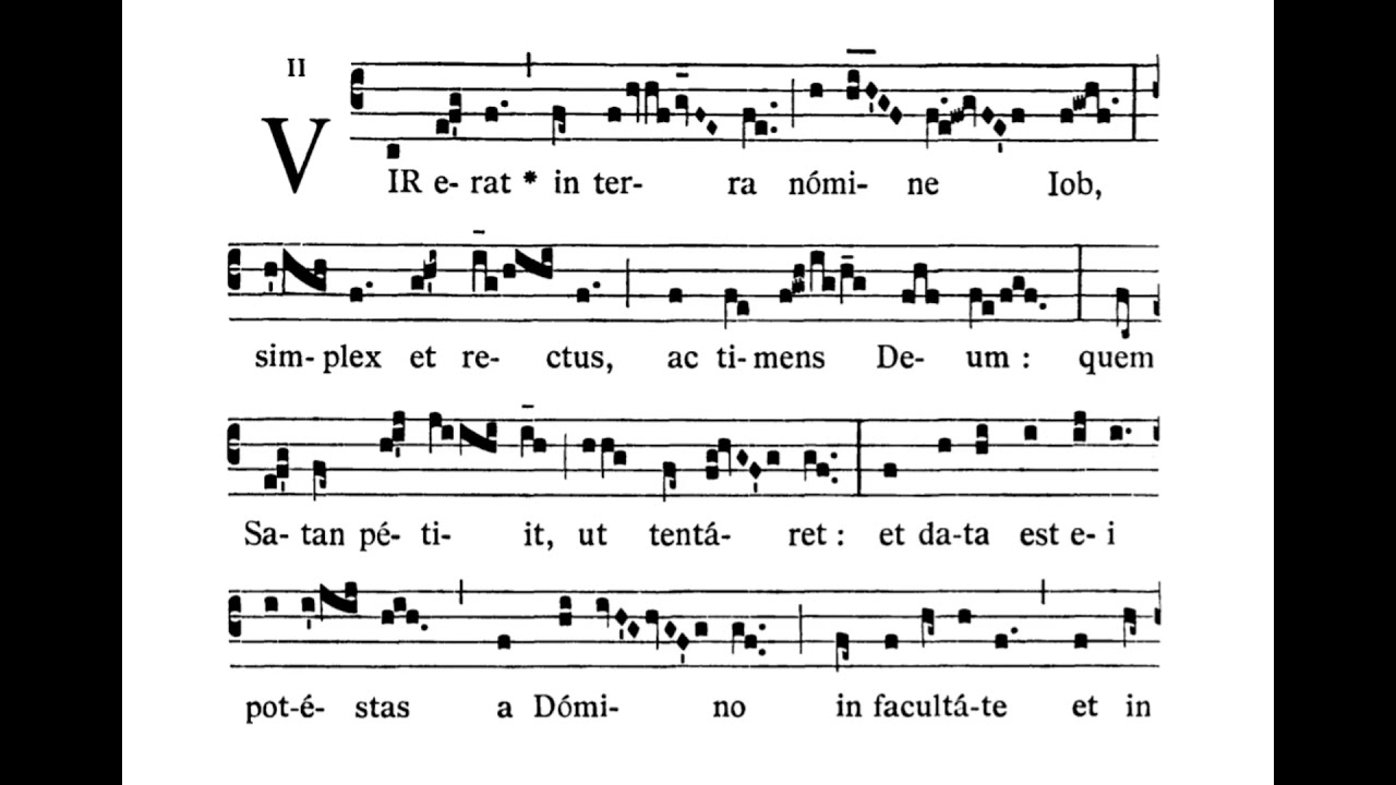 Offertory Chant EF: 21st Sunday after Pentecost - Vir Erat