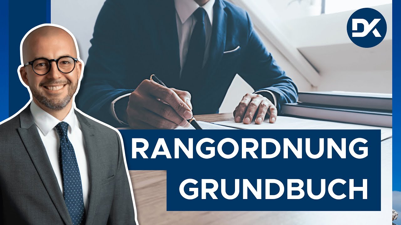 Rangordnung beabsichtige Veräußerung