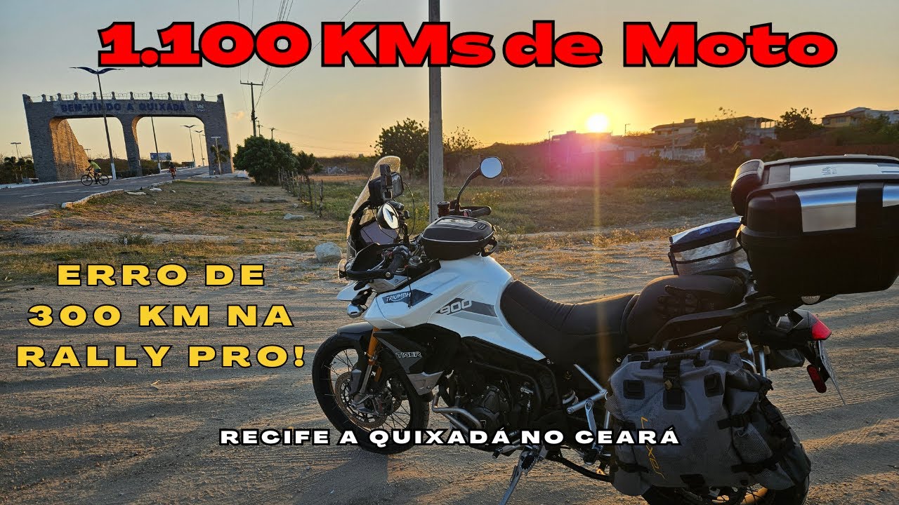 1100 KM de Tiger 900 Rally Pro! Recife a Quixadá (CE) c/ Erro de Rota! EP. 1 #tiger900rallypro