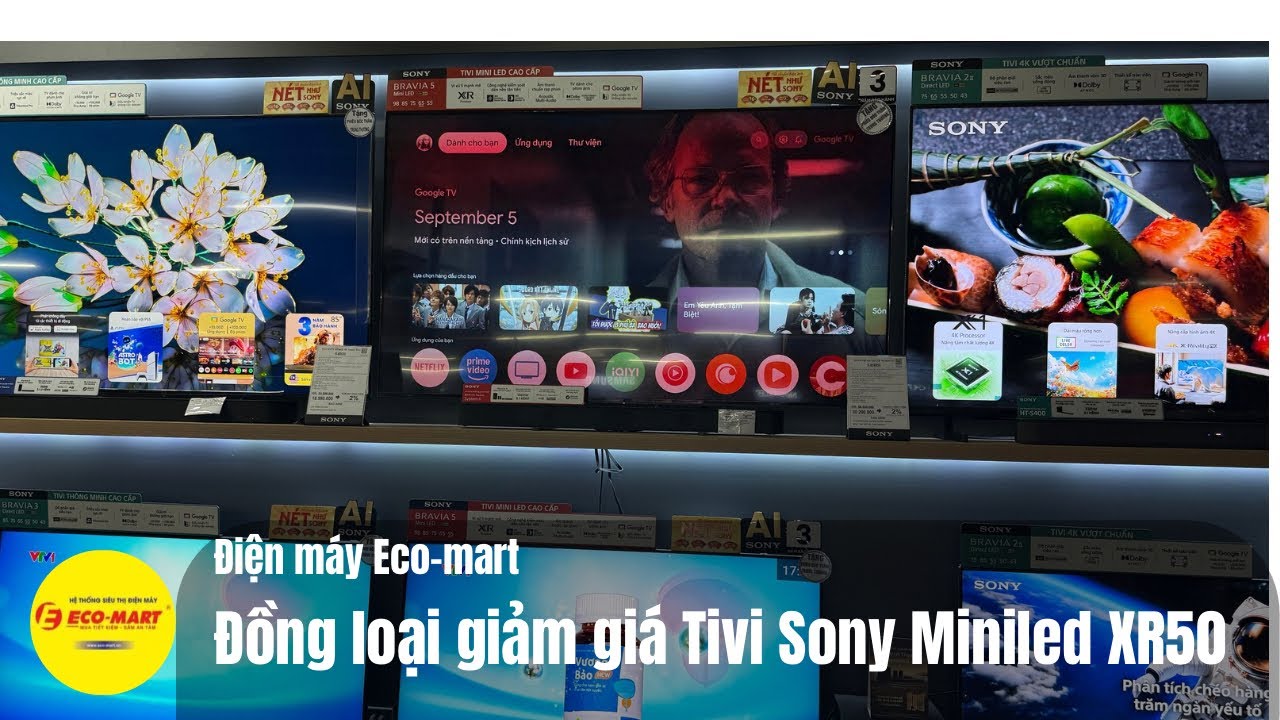 Đồng loạt giảm giá Tivi Sony Miniled XR50 tiền triệu - Có nên mua mã này cho Tết 2026