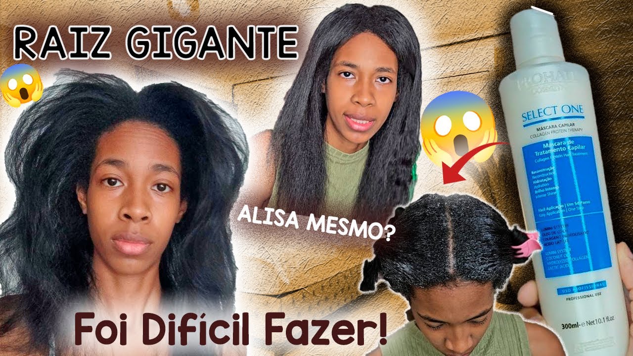 PROGRESSIVA SELECT ONE EM CABELO MUITO CRESPO 4B, ALISA? TODO PASSO A PASSO!