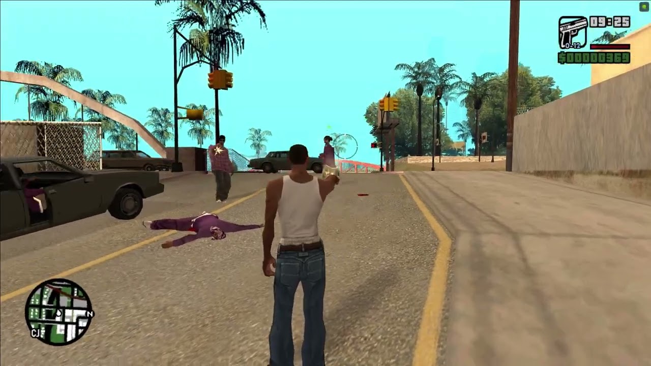 GTA San Andreas - CJ talks to BALLAS pt 2