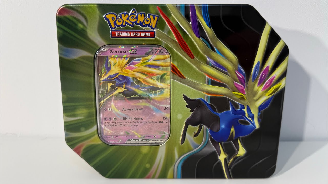 Pokémon TCG - Azure Legends Tin: Xerneas Ex Opening