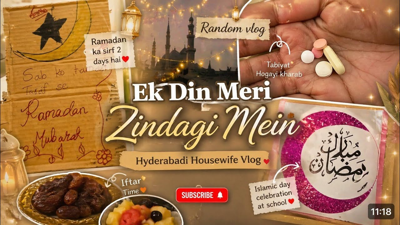 Tabyat Hogayi Kharab ll Random Vlog ll Hyderabadi Mom Vlogs ll #justaarzoo 