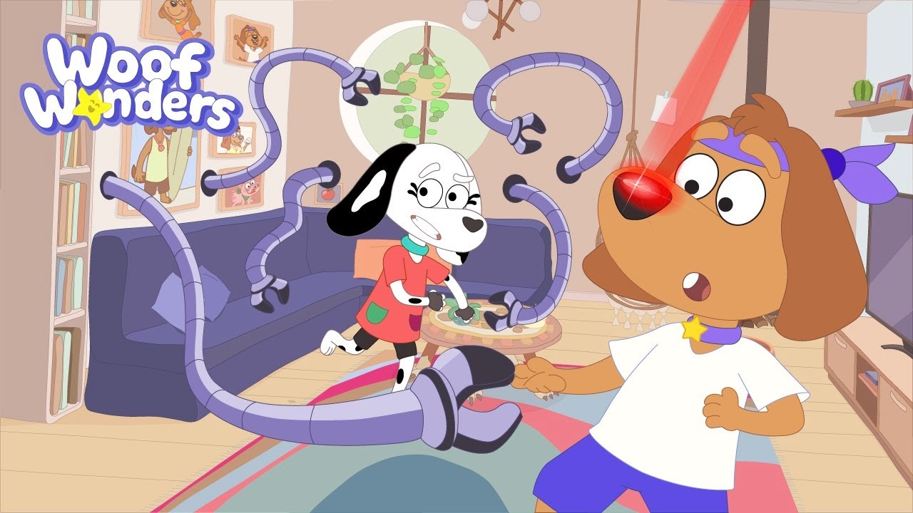The crazy Robot House 🤖I Kids-Cartoon 🌟 I WoofWonders