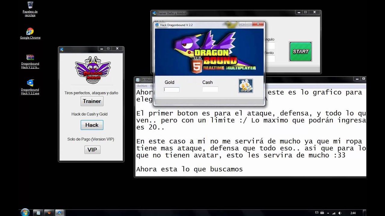 Dragonbound Hack V 2.2 actualizado 2014