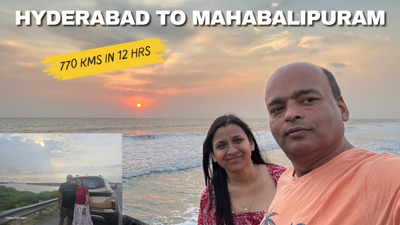 Hyderabad to Mahabalipuram| Hyderabad to Chennai| VIT Chennai|Ongole|Nellore| EP1 #tatasafari