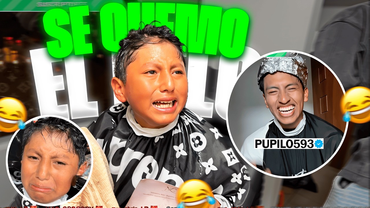 PUPILO LE QUEMA EL PELO A SU PRIMO Y LO TERMINA RAPANDO *broma*😂🔥 | PUPILO593
