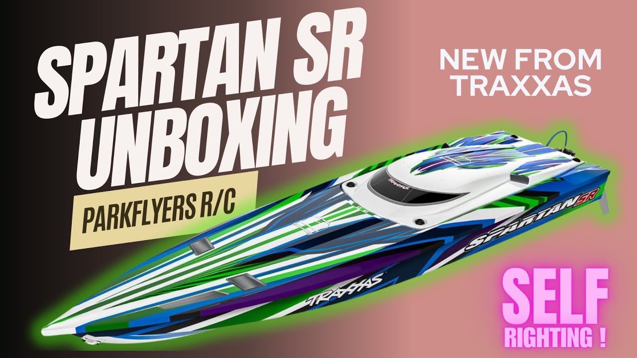 TRAXXAS Spartan Self Righting Speed Boat - Unboxing !!
