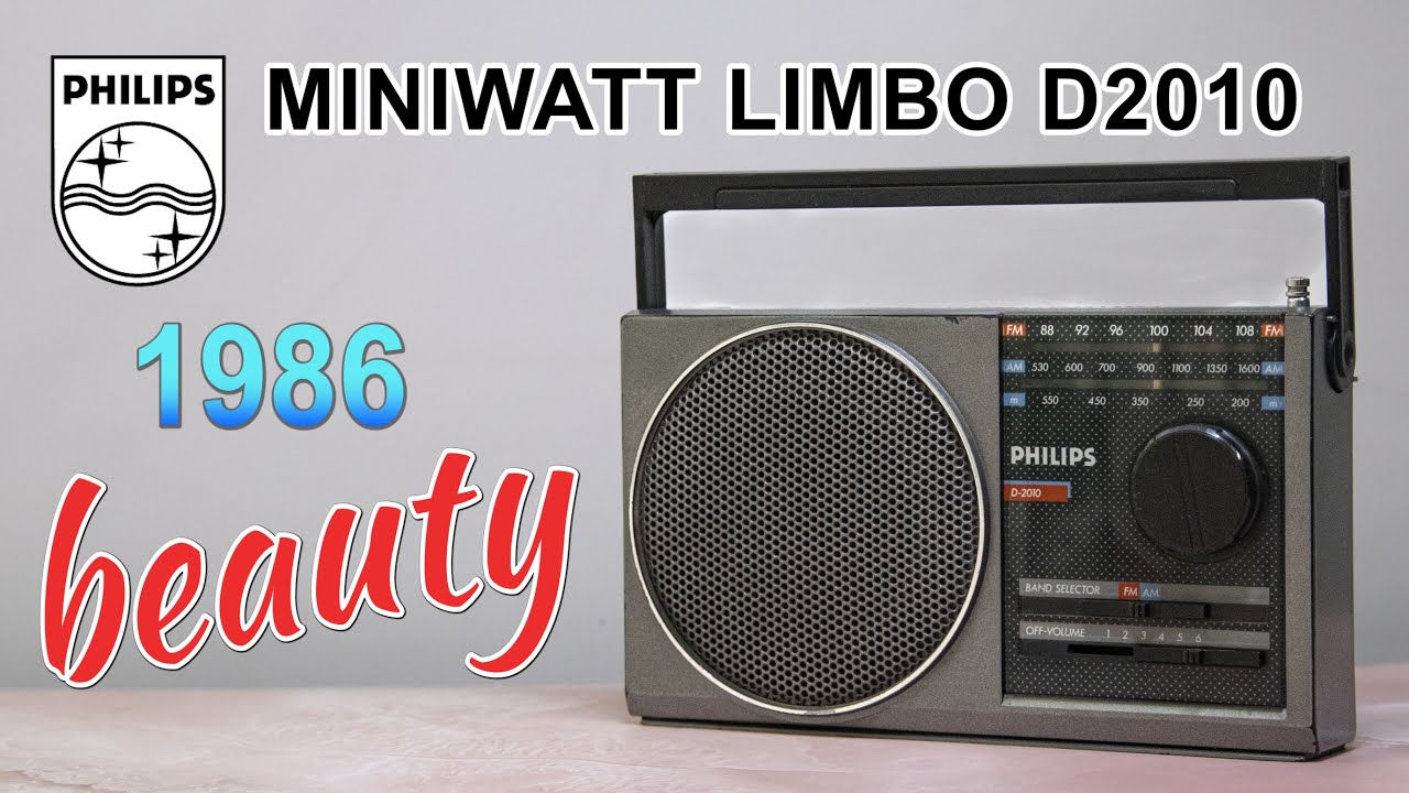 Philips Limbo D2010 | Dutch Beauty | Vintage 1986 Malaysia | 4K |