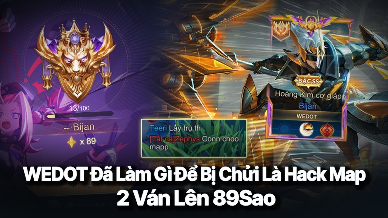 2 Ván Lên 89 Sao | WEDOT Đã Làm Gì Để Bị Chửi Là ConChóMap | Hành Trình Lên Chiến Thần....