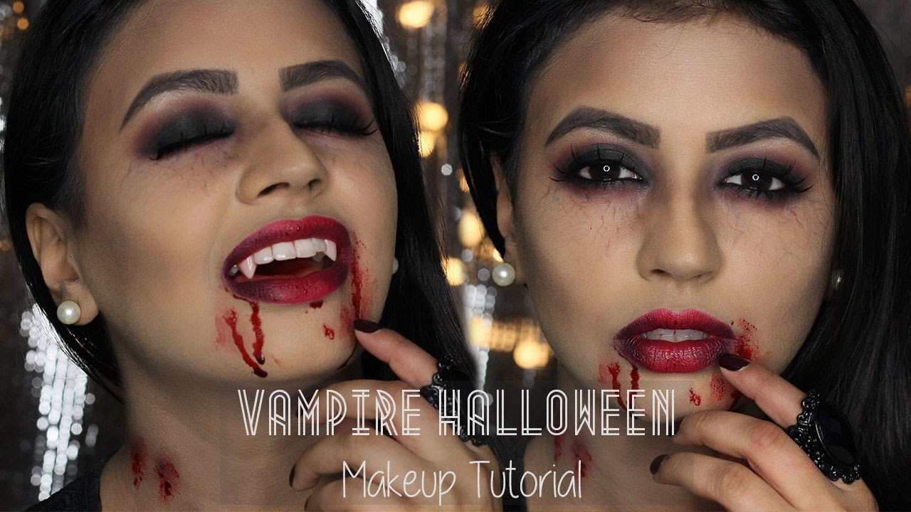 Vampire Halloween Makeup Tutorial | MeeraMemeP