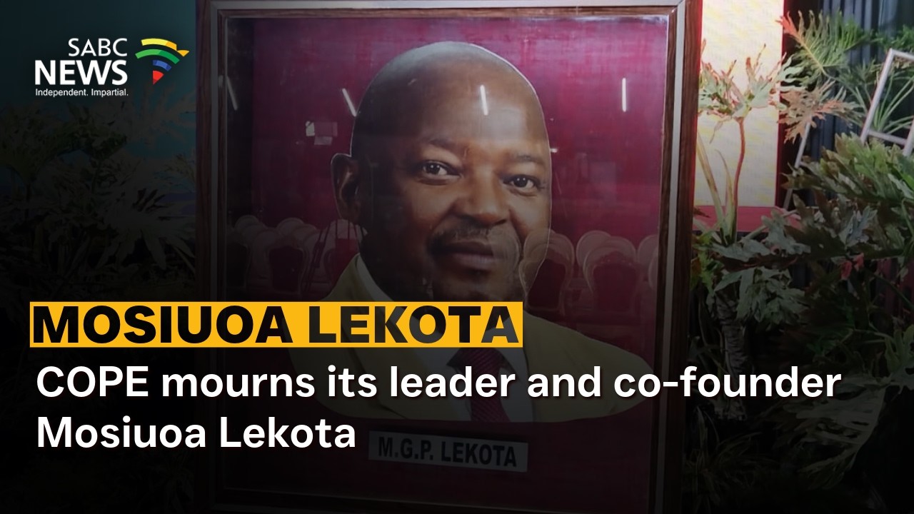 Организация COPE скорбит по своему лидеру и соучредителю Мосиуа Лекоте.
