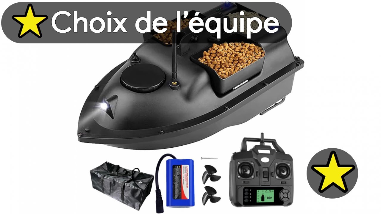 🏆 TOP 3 MEILLEUR BATEAU APPAT DE PECHE TELECOMMANDE 2025 🚤