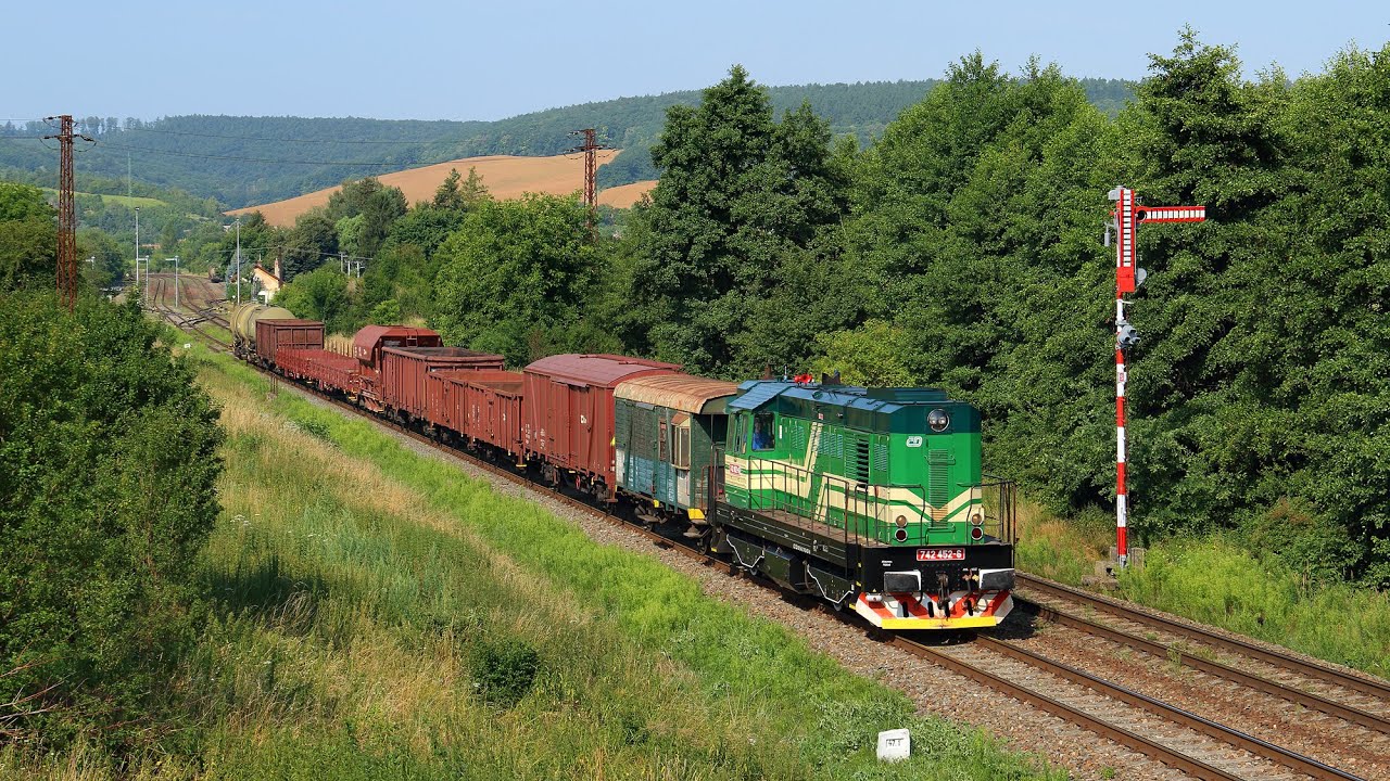 Z Kyjova na starou Tišnovku se 742.452, 22. - 24.7.2022