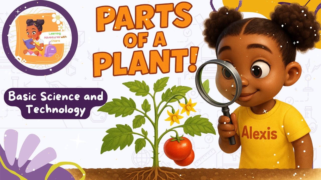 Parts of a Plant for Kids | Basic Science Lesson with Animation