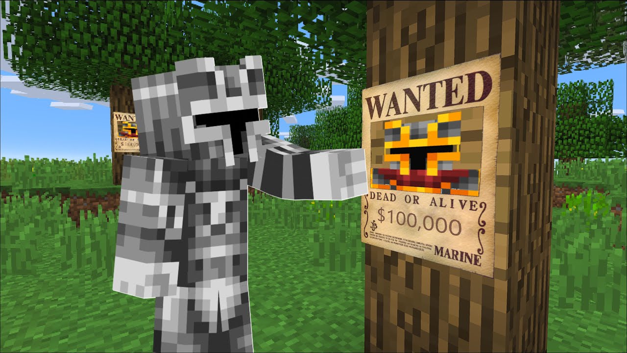 Minecraft MC NAVEED WANTED DEAD OR ALIVE FROM VILLAGERS MOD / DON'T GET KILLED ! Minecraft Mods