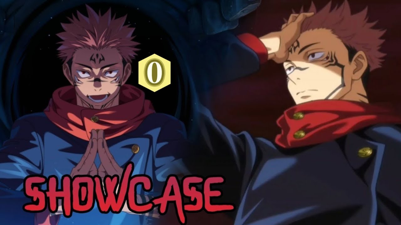 New (Blue) SSR Ryomen Sukuna (Genuine Jujutsu) (A0) - Showcase - Jujutsu Kaisen Phantom Parade