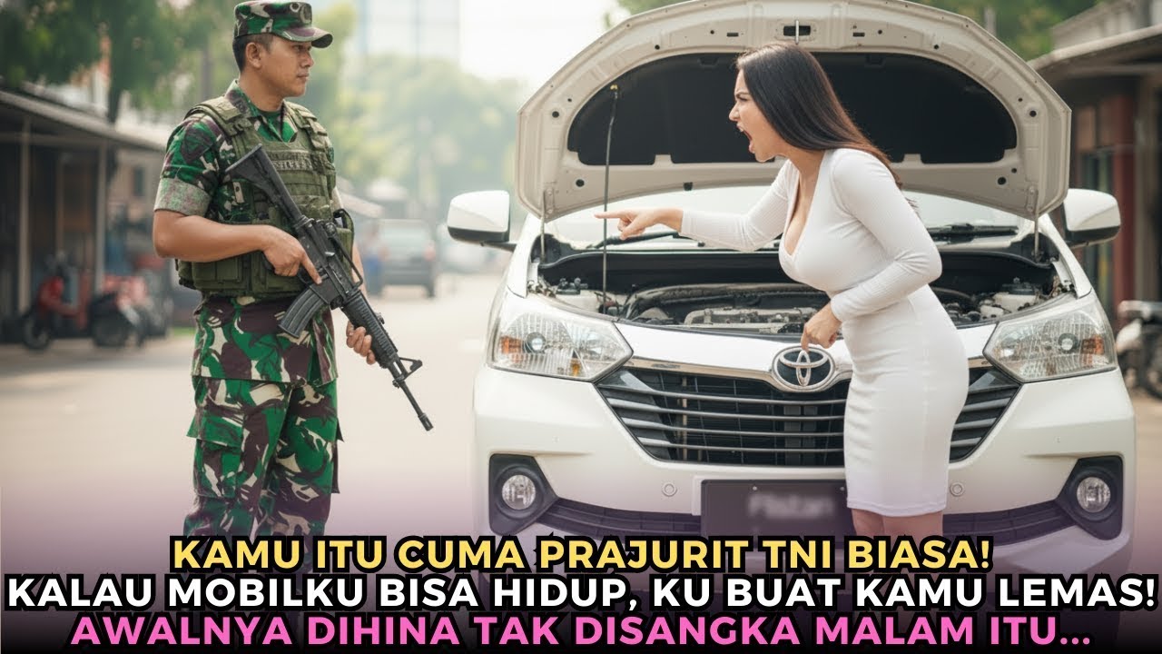 “Kalau Mobil Ini Nyala, Aku Jadi Istrimu!” Awalnya TNI Dihina, Akhirnya Menyesal