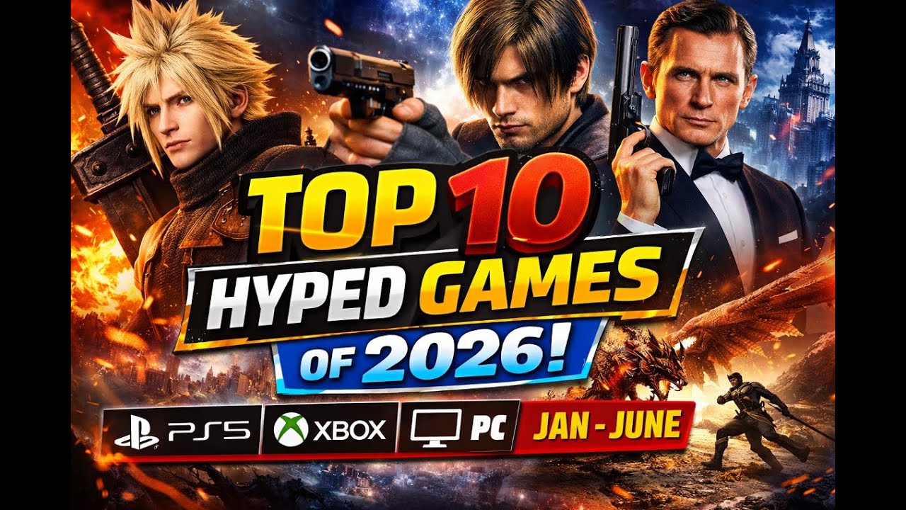 Biggest Games Releasing in 2026 First Half 🔥 | Top 10 Most Anticipated Games