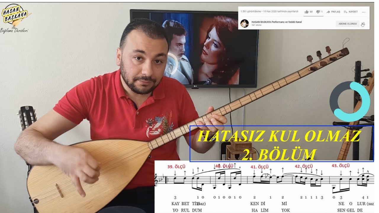 HATASIZ KUL OLMAZ Uzun Sap Bağlama Ders 127/2. Bölüm