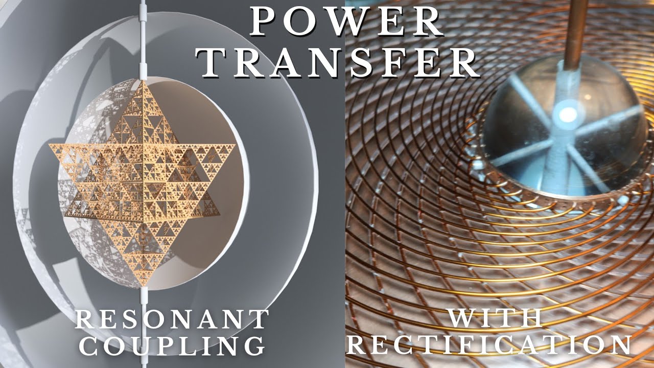 Power Transfer trough Resonant Coupling and rectified at the same time. 12.5Mhz to DC (7.2Watts)