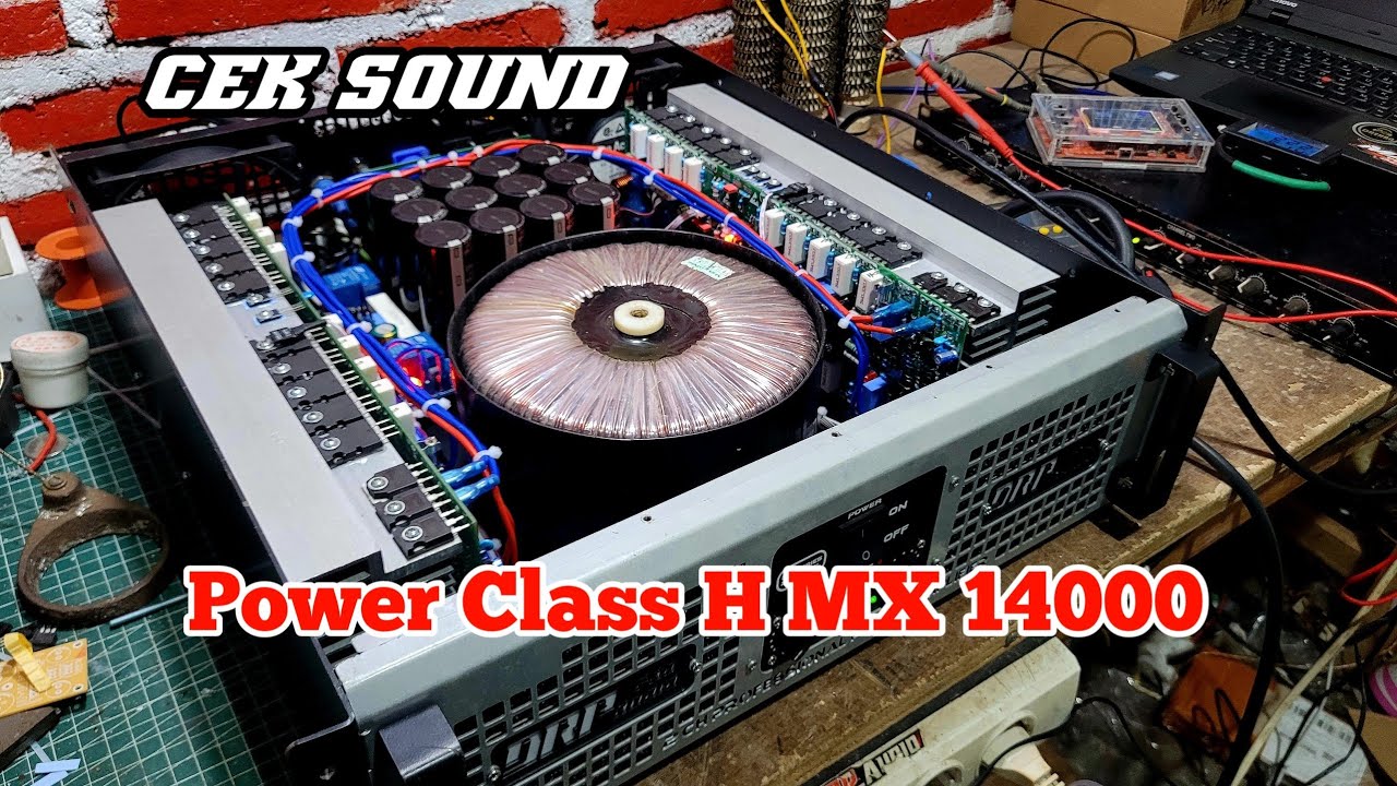 Proses Load Power Amplifee Rakitan Class H mx 14000 Lanjut Bagunin Orang Sahur wooo 😄😄
