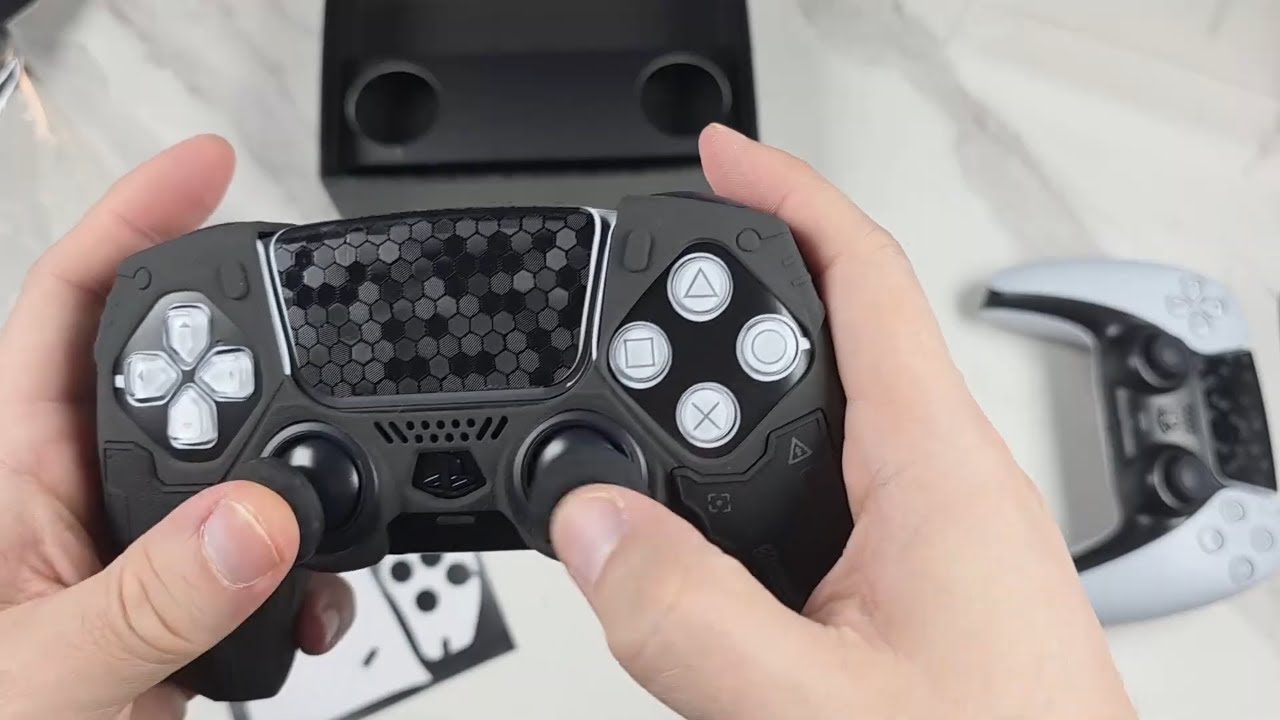 Идеальное улучшение тактического контроллера PS5? Комплект наклеек G.S.TAC (включая накладки на с...