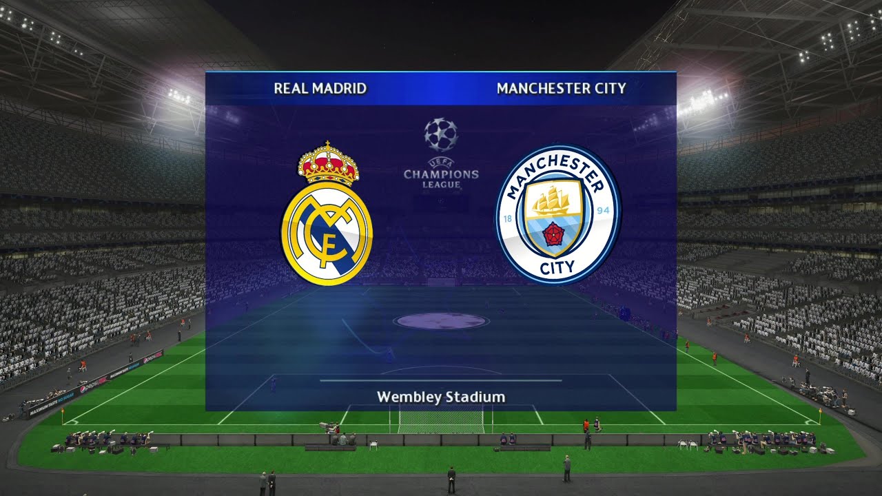 PES 2013 UPDATE 2024 - UEFA Champions League - Real Madrid vs Manchester City