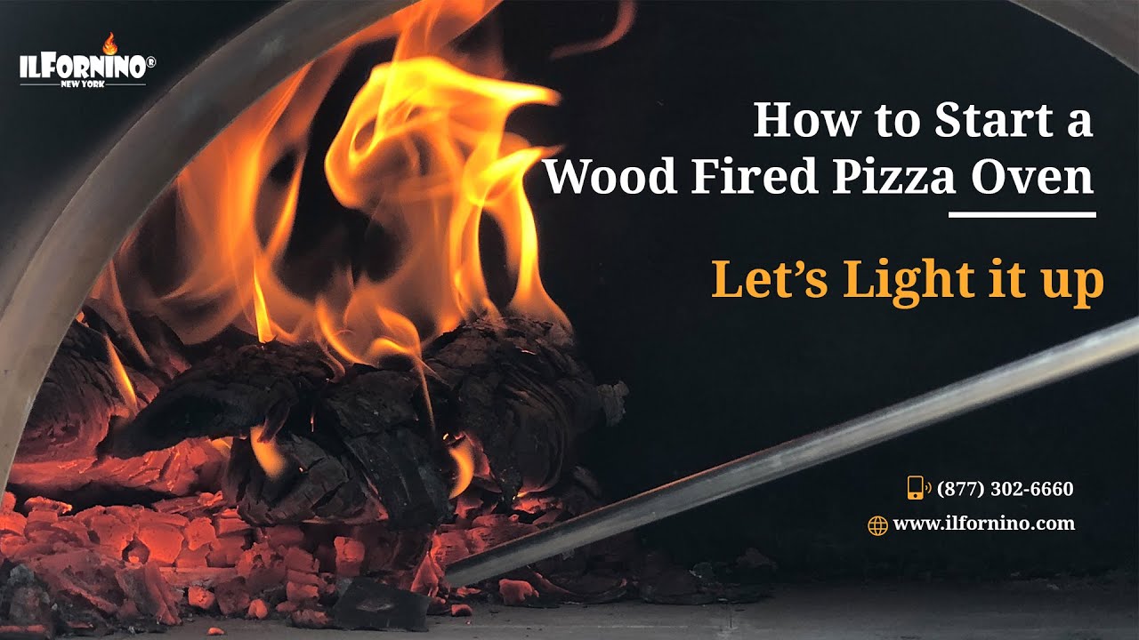 How to Start a Wood Fired Pizza Oven - Light it up by ilFornino