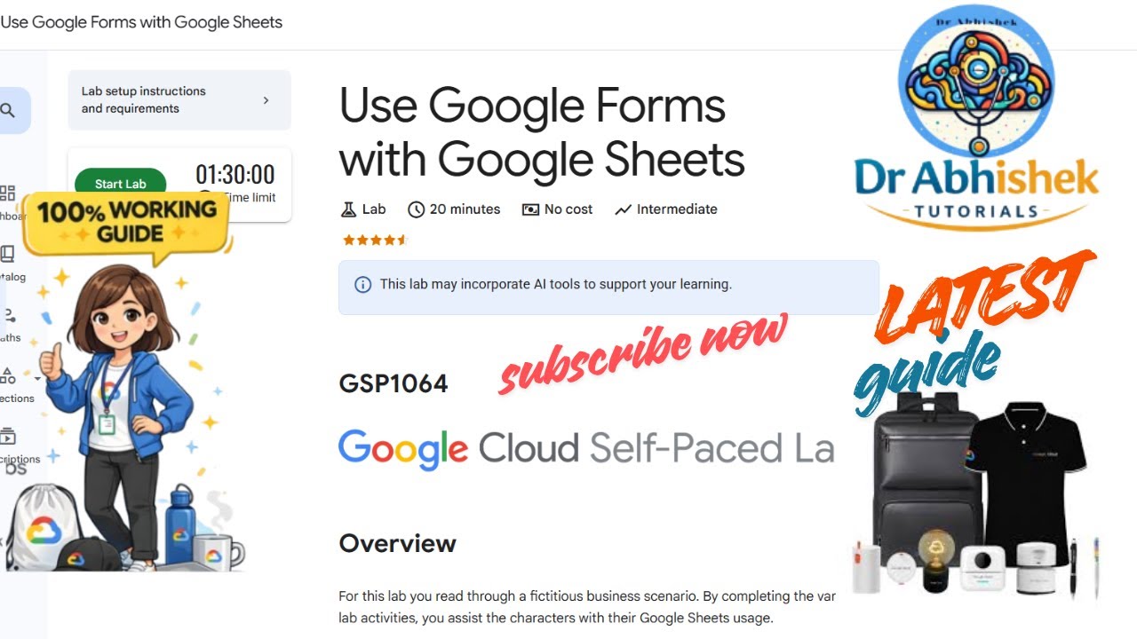 Использование Google Forms с Google Sheets | Февраль 2026 #GSP1064 #qwiklabs