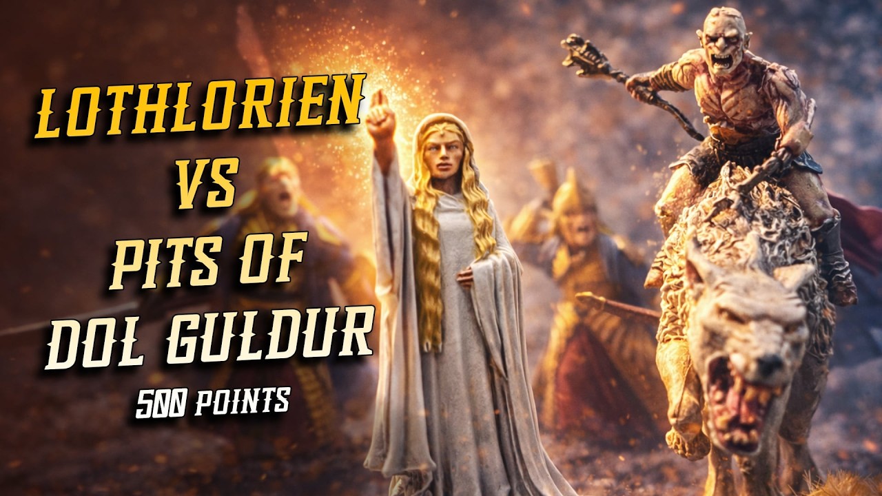 Lothlorien vs Pits of Dol Guldur | 500 Points MESBG Battle Report
