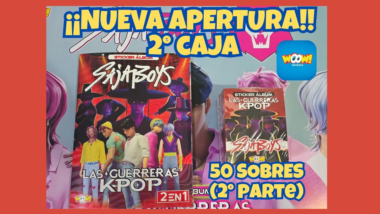 ¡¡NUEVA APERTURA - SEGUNDA CAJA ALBUM DEMON HUNTERS - SAJABOYS (PARTE 2)!! 🙂😁