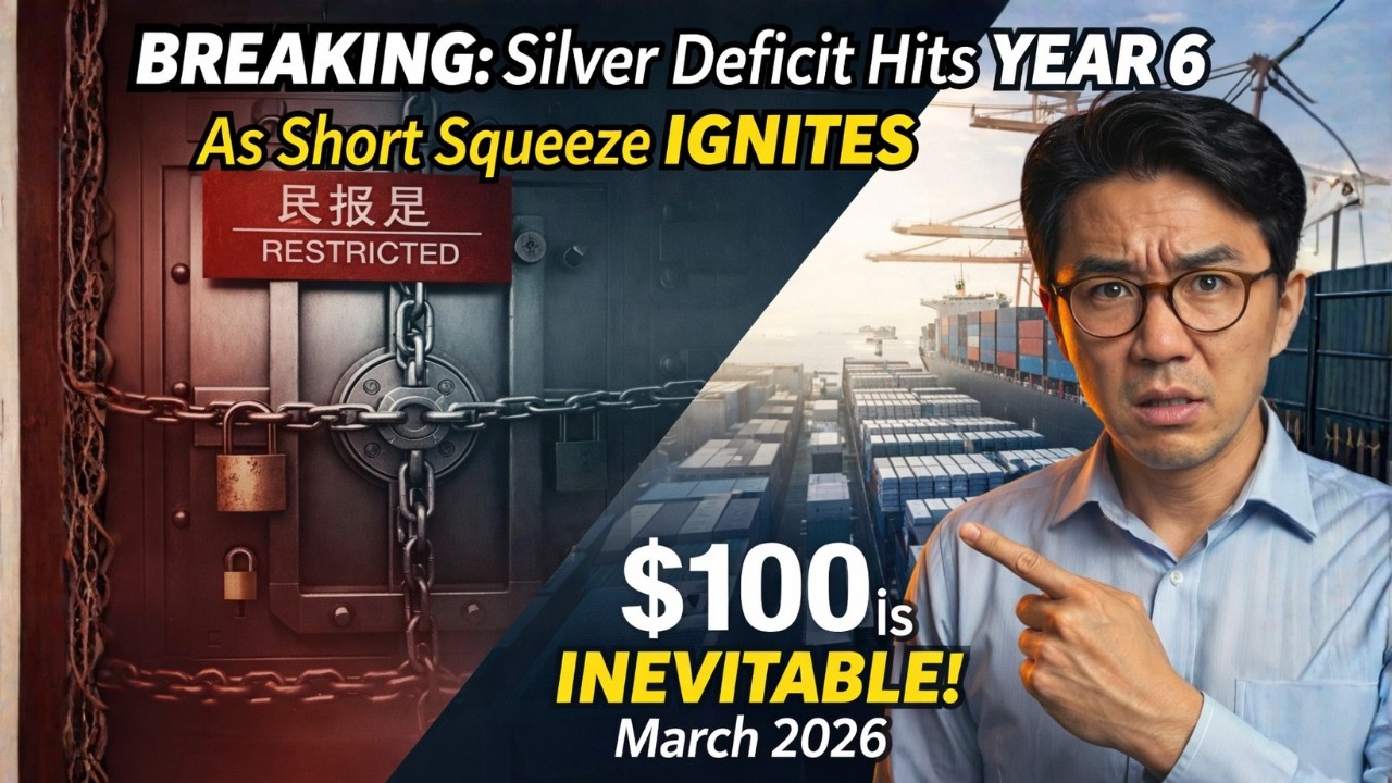 BREAKING: Silver Deficit Hits YEAR 6 As Short Squeeze IGNITES   $100 Is INEVITABLE! March 2026