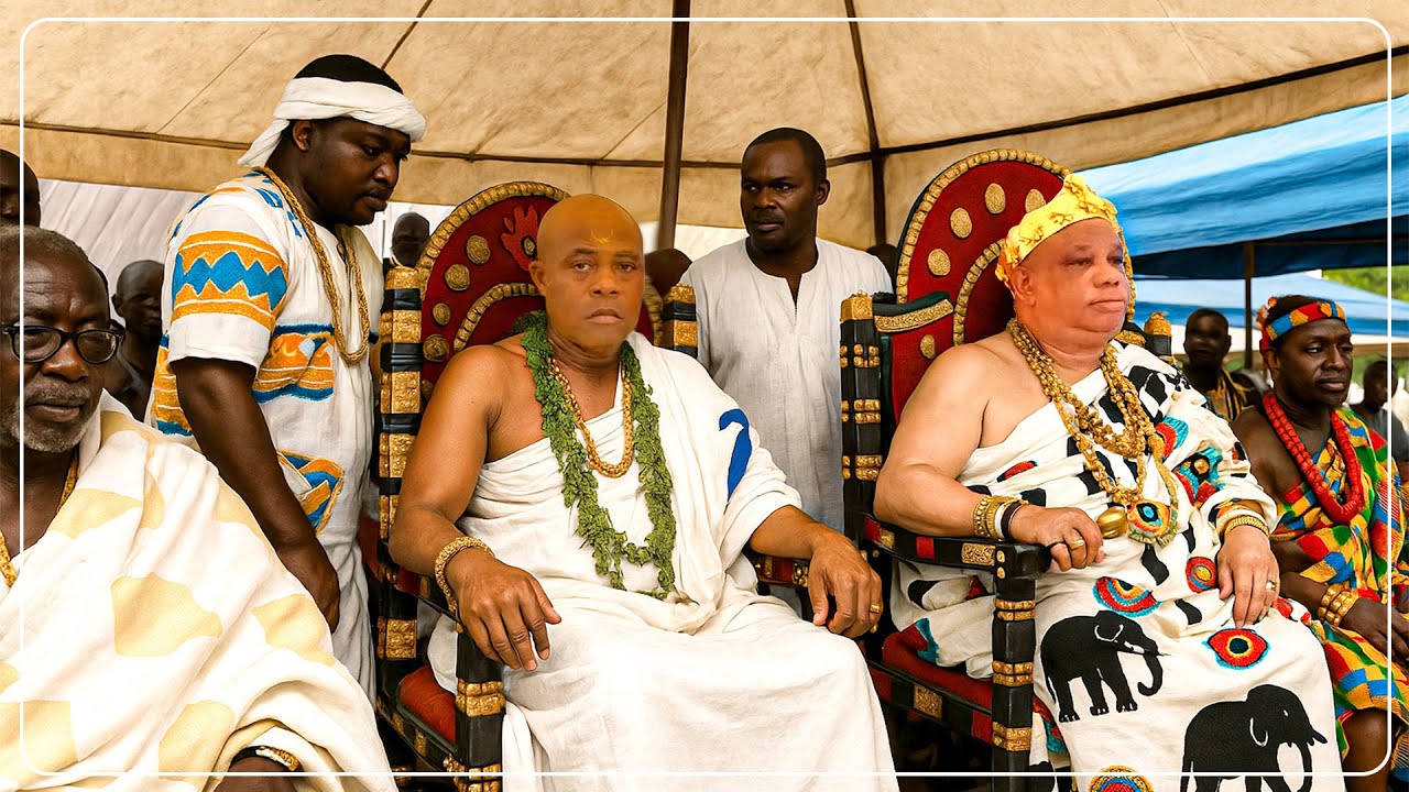 Witness How A Chief Is Enstooled In Ghana😳🇬🇭 A Glimpse Of Ghanaian Culture