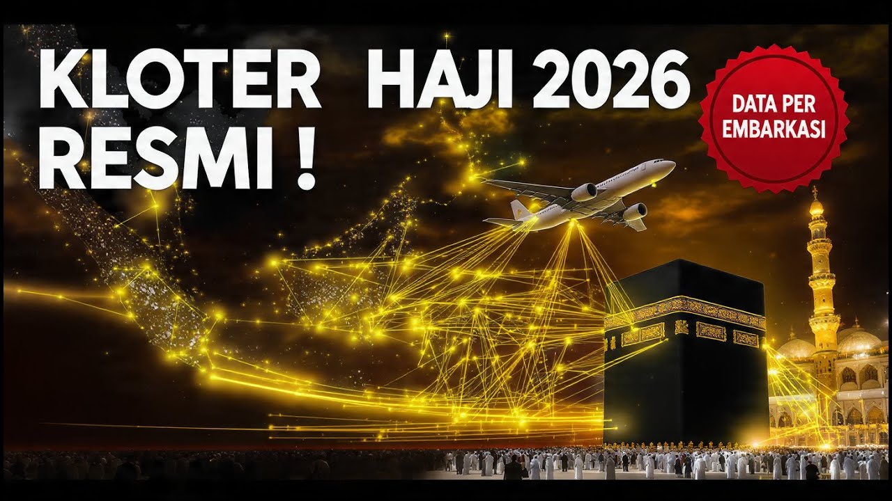 Kemenhaj Rilis Pembagian Kloter Haji 2026, Ini Rincian Lengkap per Embarkasi