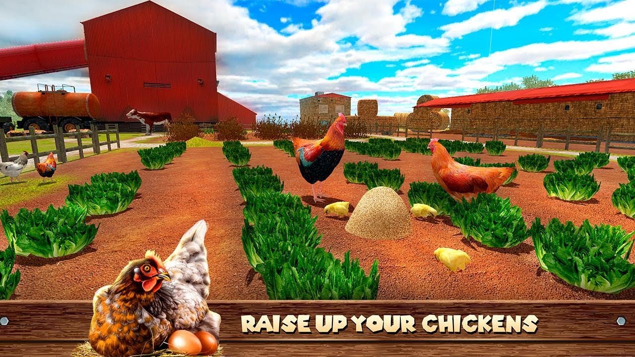 🐔🐣🐥Rooster Chicken Simulator 3D Farm Animals Life-By Animals Wildlife Studio-Android