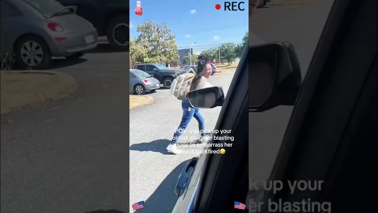 Funny moments at school pick-up 😂😅#dailypickup #embarrassing #schoollife #dad