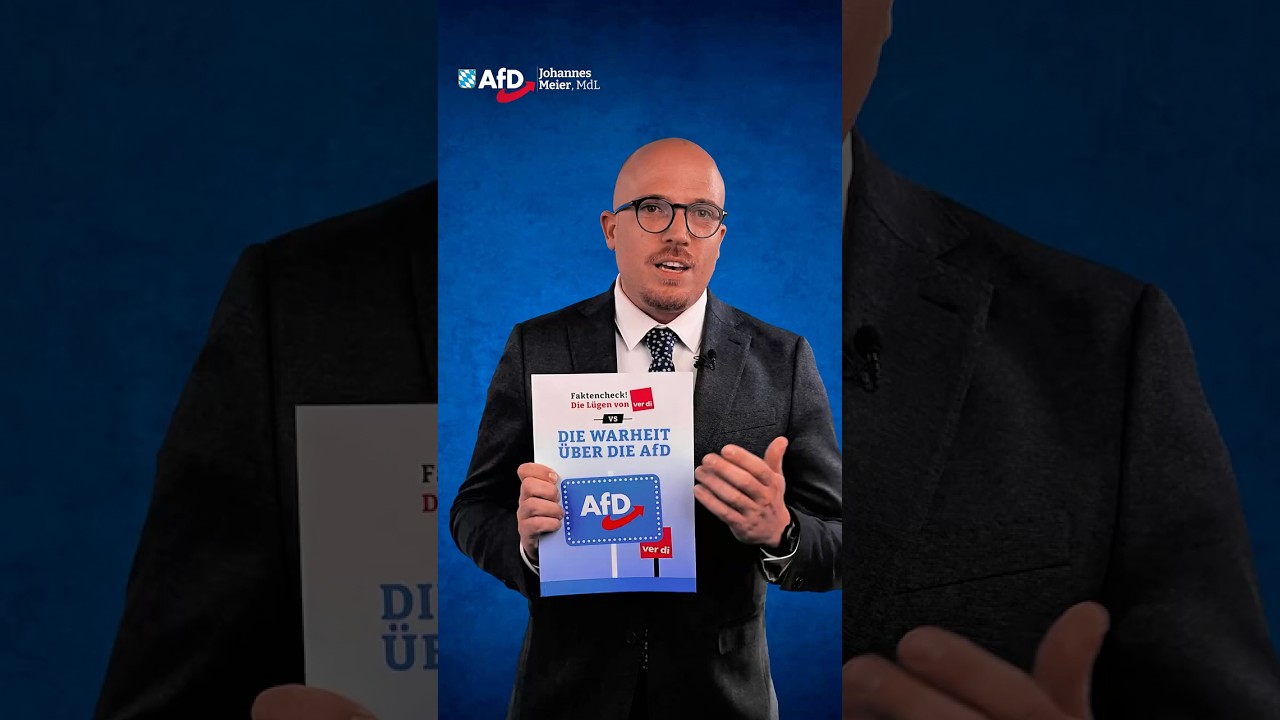 ⚡️Die L&Uuml;GEN von Verdi vs Die WAHRHEIT &uuml;ber die AFD 💙 #johannesmeiermdl #afd #deutschland #shorts