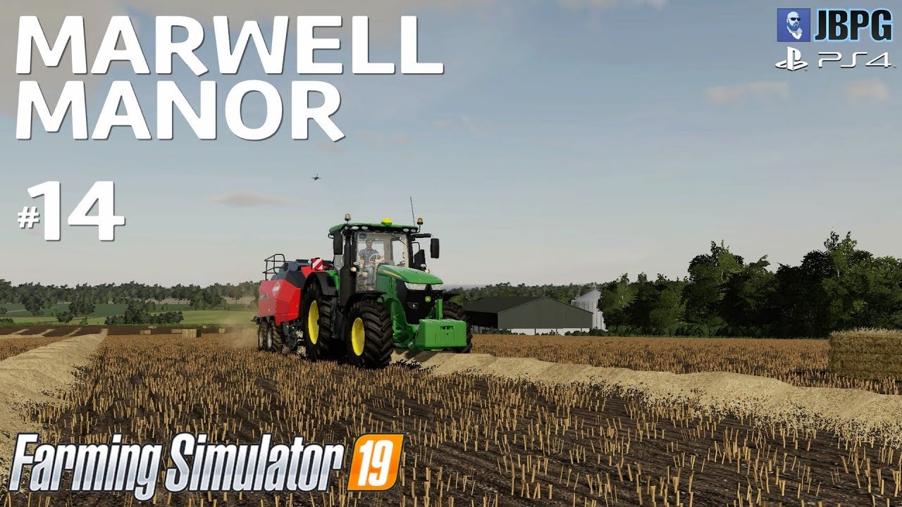 Clearing The Straw - FS19 PS4: Marwell Manor Episode 14