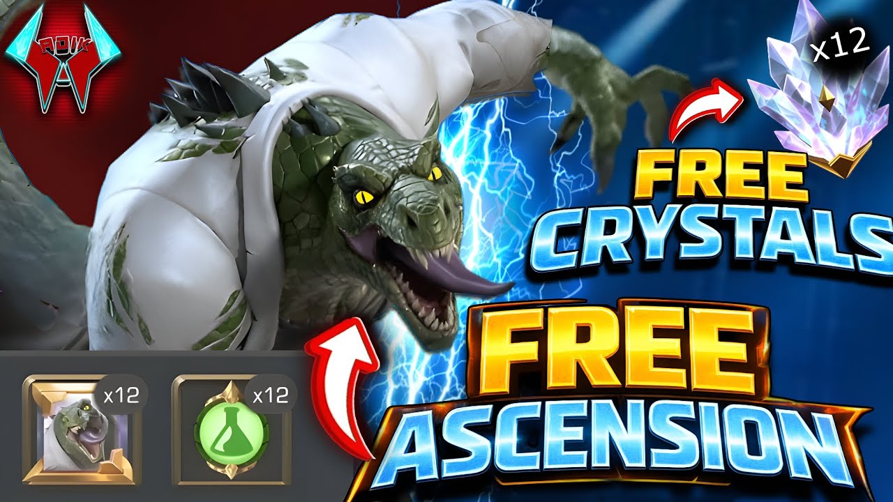 Бесплатные награды за возвышение 7-звездочного Ящера, задание Гвенпул и обновление магазина! (Mar...